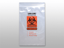 STAT Biohazard Specimen Bags-11727